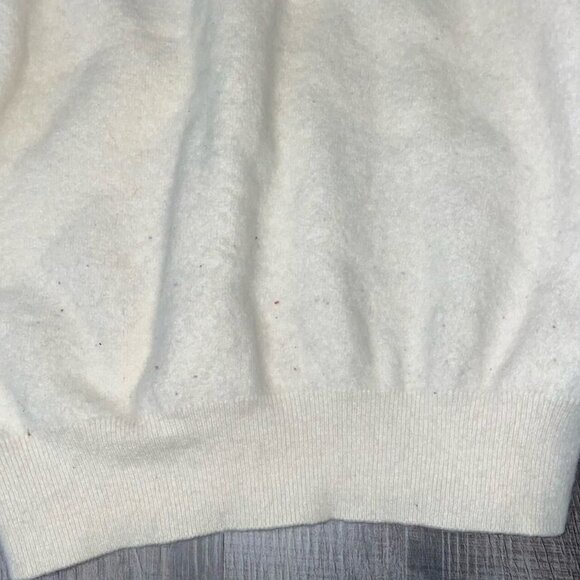 Italian Merino Wool Sweater Women’s Small Karaka Ivory Butter Soft - Picture 8 of 11